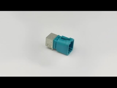 Góc phải Quad Mini FAKRA Connector Z Code Water Blue Bốn cổng
