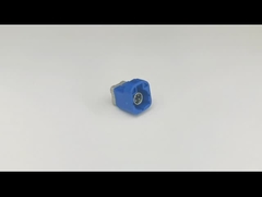 Bộ chuyển đổi kết nối FAKRA HSD màu xanh lam PCB Mount Straight 4 Pin tiếp xúc cho ô tô